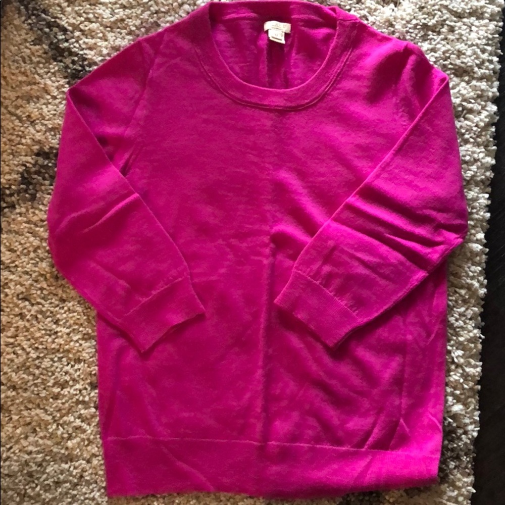 J Crew Pink Sweater